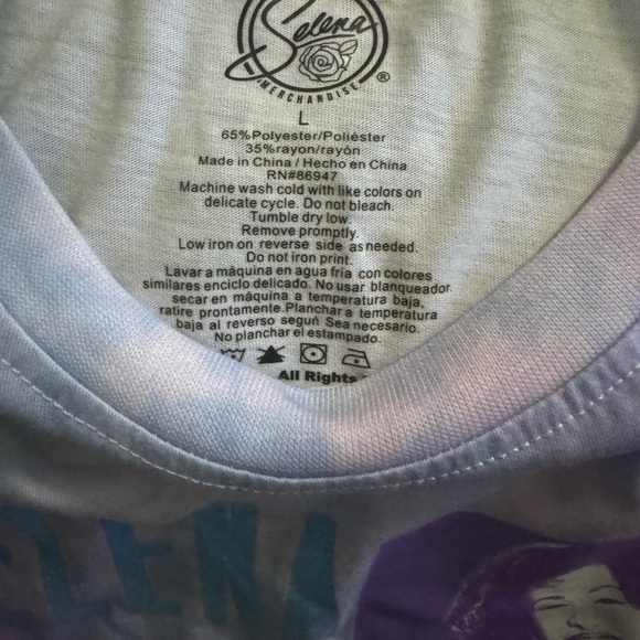 Selena Graphic Tie-Dye T-Shirt - Picture 3 of 4